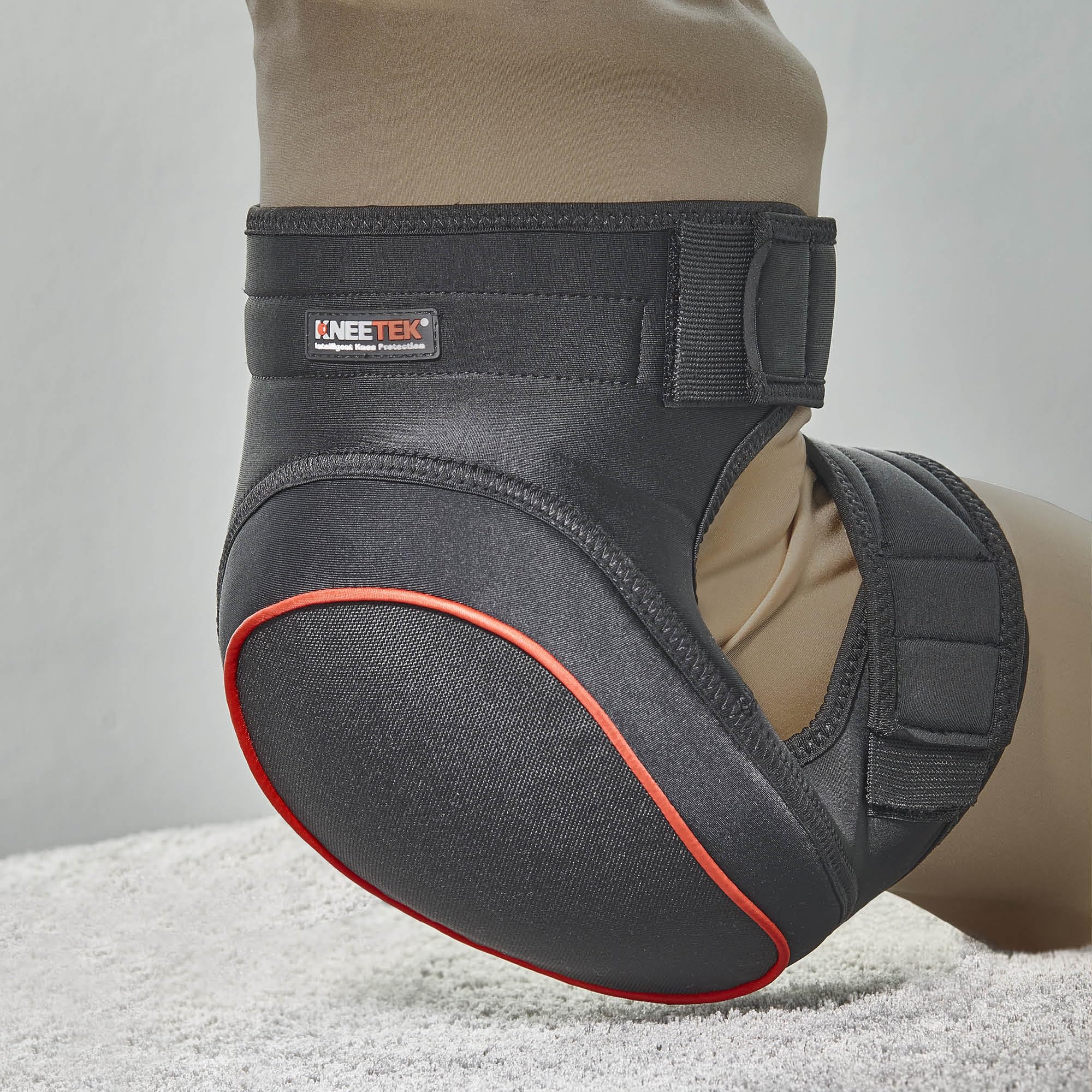 Kneetek Rodilleras SAFETEK® Cordura® | para superficies sensibles | rodilleras antideslizantes para un alivio óptimo al trabajar de rodillas | rodilleras adecuadas para parqueteros, decoradores