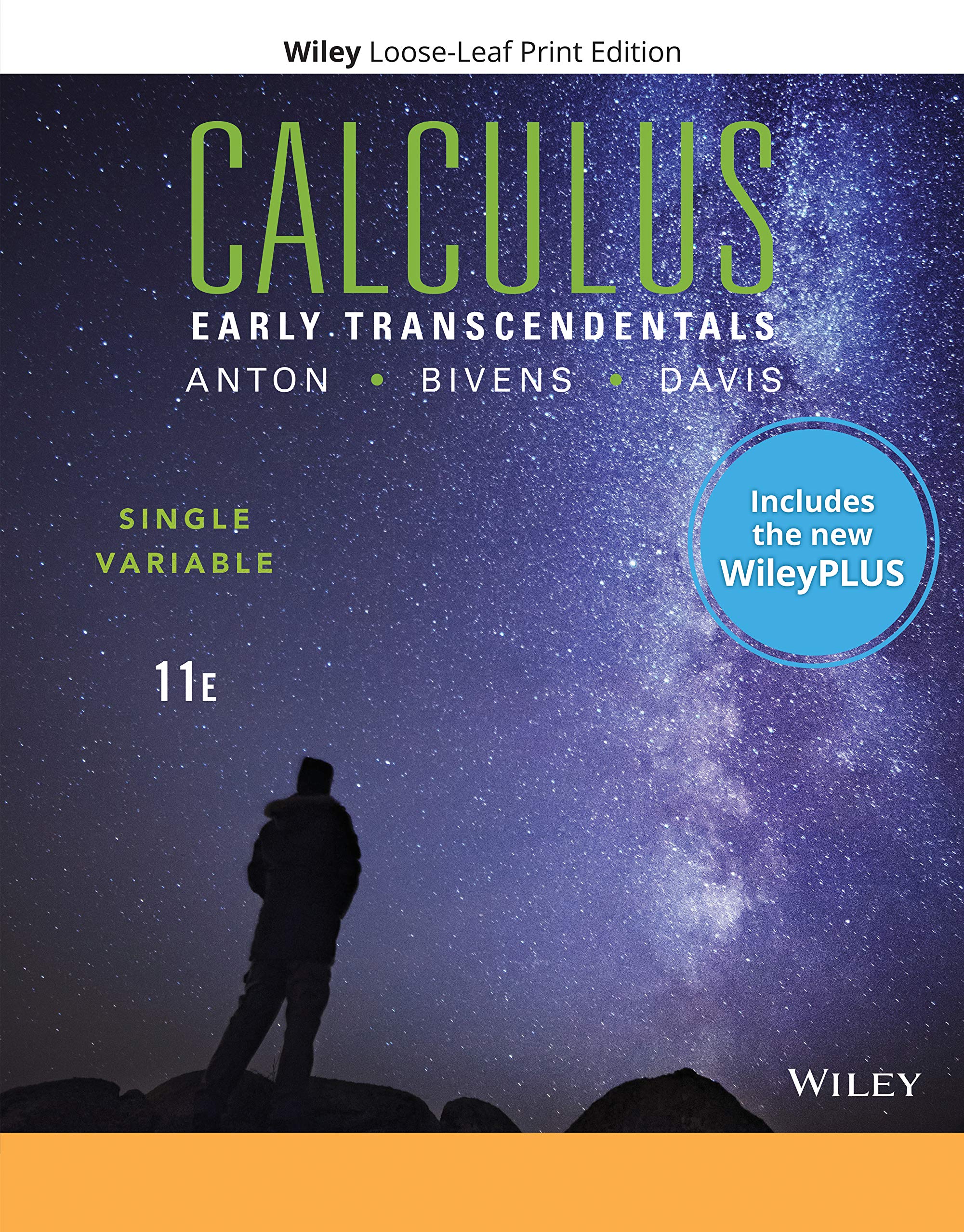 Calculus: Early Transcendentals Single Variable, 11e WileyPLUS Card with Loose-leaf Set Single Term: Early Transcendentals Single Variable