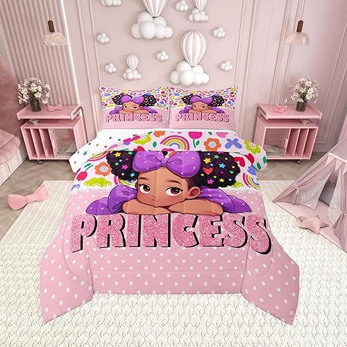 Miniatura 48 de Castle Fairy Juego de edredón con motivo de girasol tamaño queen, ropa de cama rústica de granja con diseño de abejas de 3 piezas para niños