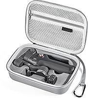 STARTRC PHOTO Leather PU Case for DJI Osmo Mobile 8/7P Gimbal - All-in-One Storage with Magnetic Phone Clamp for Travel Vlogging