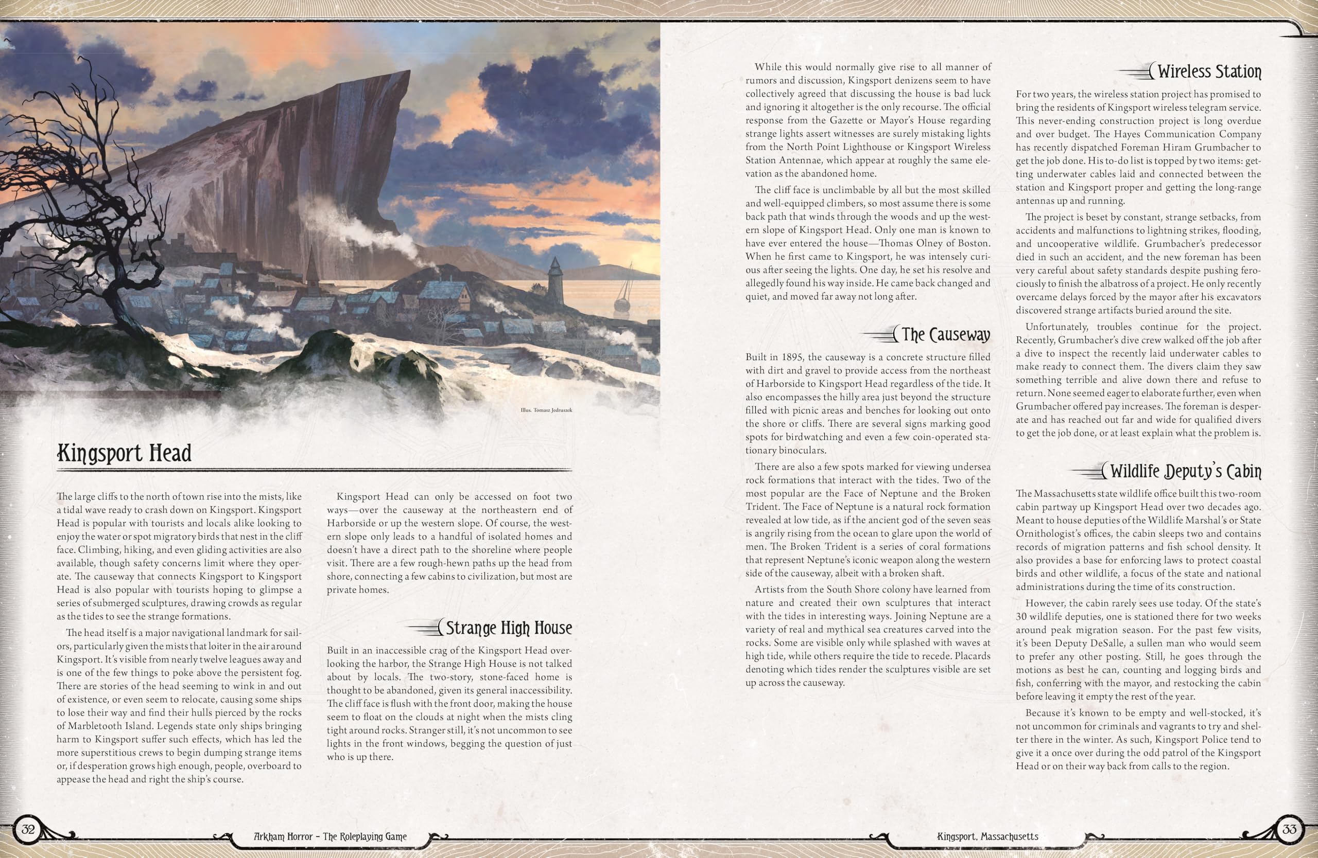 Asmodee Arkham Horror The Roleplaying Game Dreams of Kingsport - Guía de configuración - RPG inmersivo para niños y adultos, a partir de 14 años, 2-6 jugadores, más de 1 hora de tiempo de juego