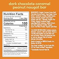 Vista 2 de UNREAL Barras de chocolate amargo con cacahuate y caramelo con turrón (12 Barras de tamaño completo)