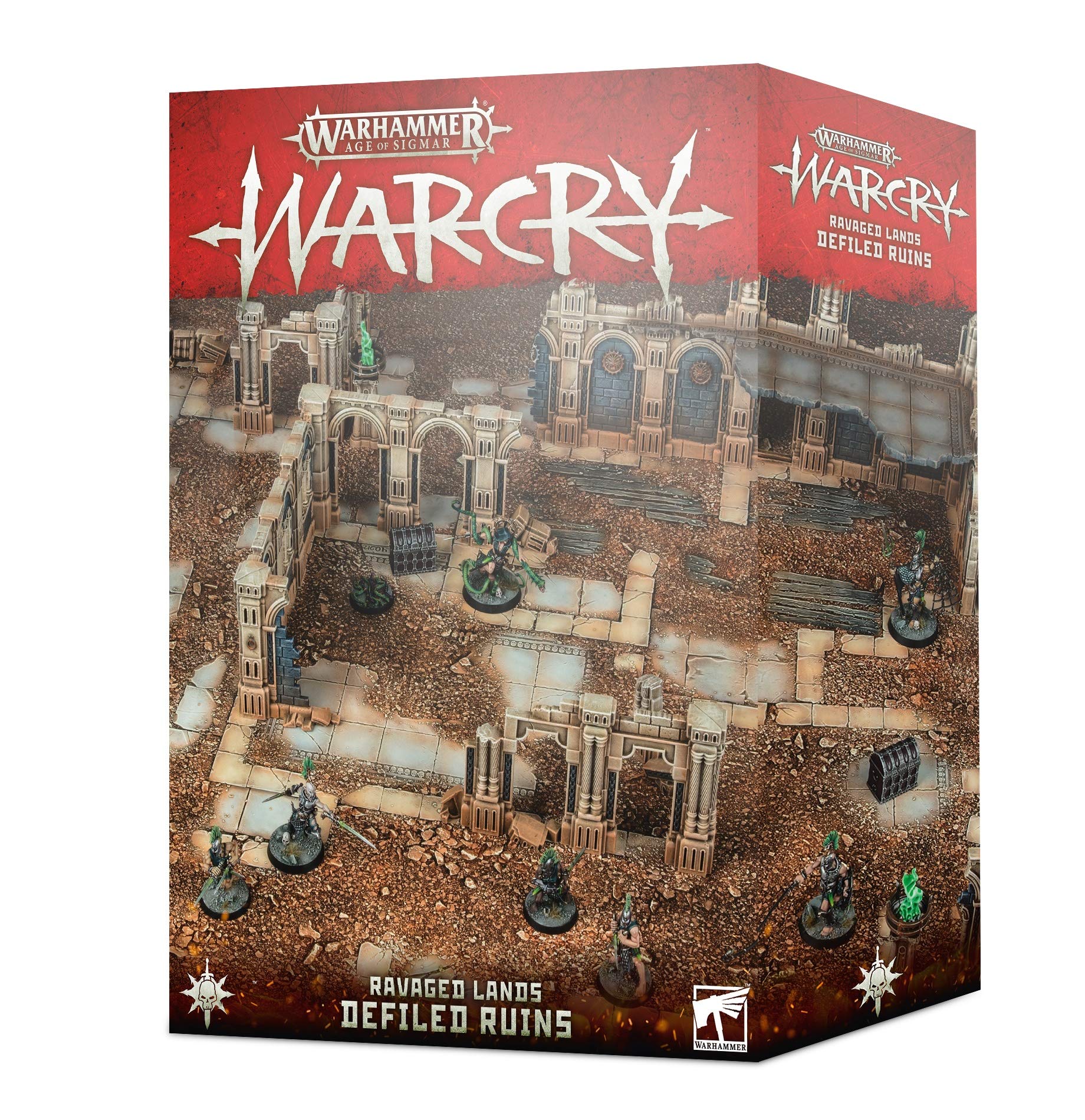 ウォーハンマー Warcry Ravaged Lands Defiled Amazon.com: Warhammer AoS - Warcry : Ravaged Lands Defiled Ruins