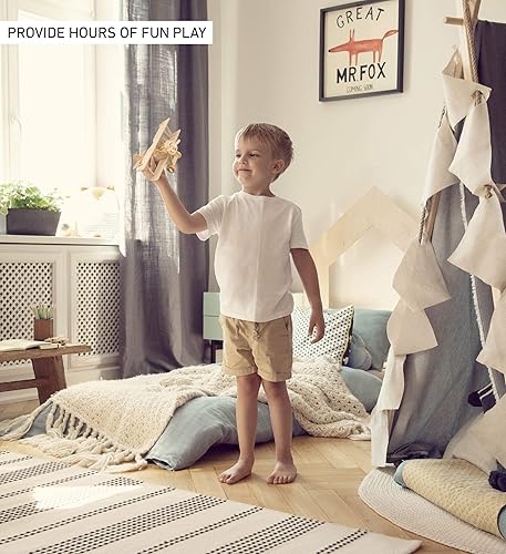 Miniatura 4 de Rompecabezas 3D Nieuport 17 modelo de avión - Kit de construcción de modelo de avión de madera, kit educativo de modelo de avión de madera para