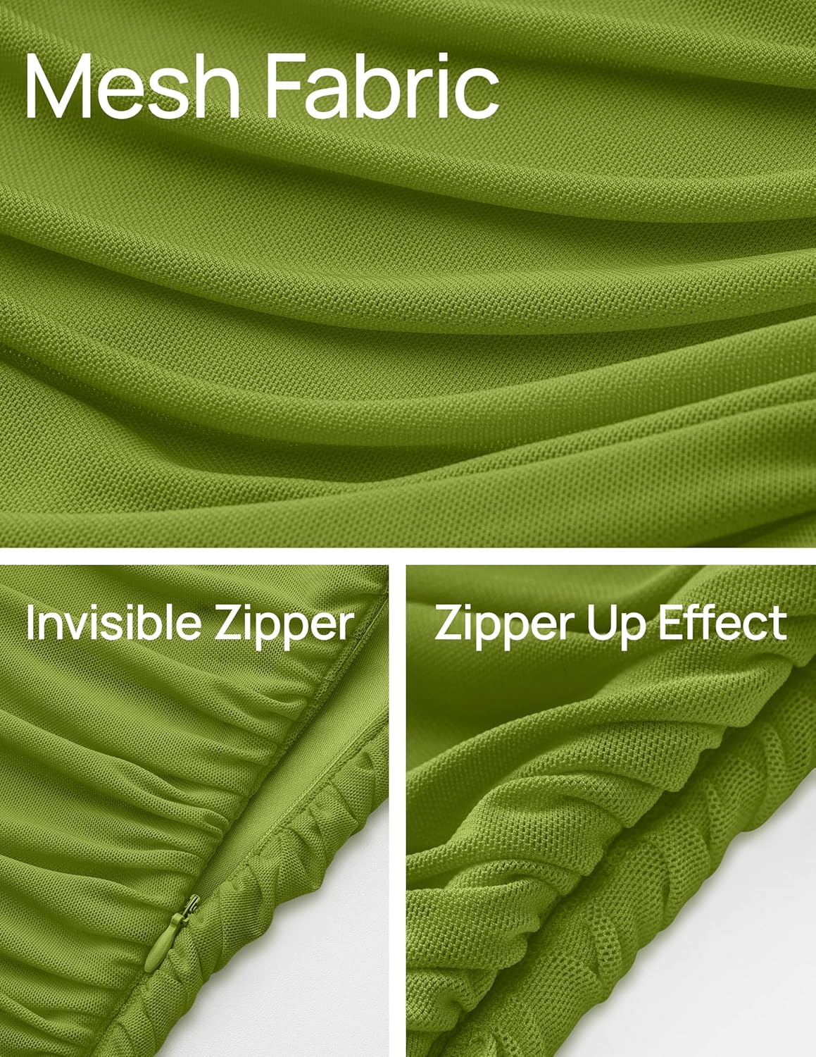 ZESICA Women's 2026 Summer Ruched Bodycon Dress Sleeveless Backless Ruffle Mermaid Cocktail Wedding Party Dresses - Image 6