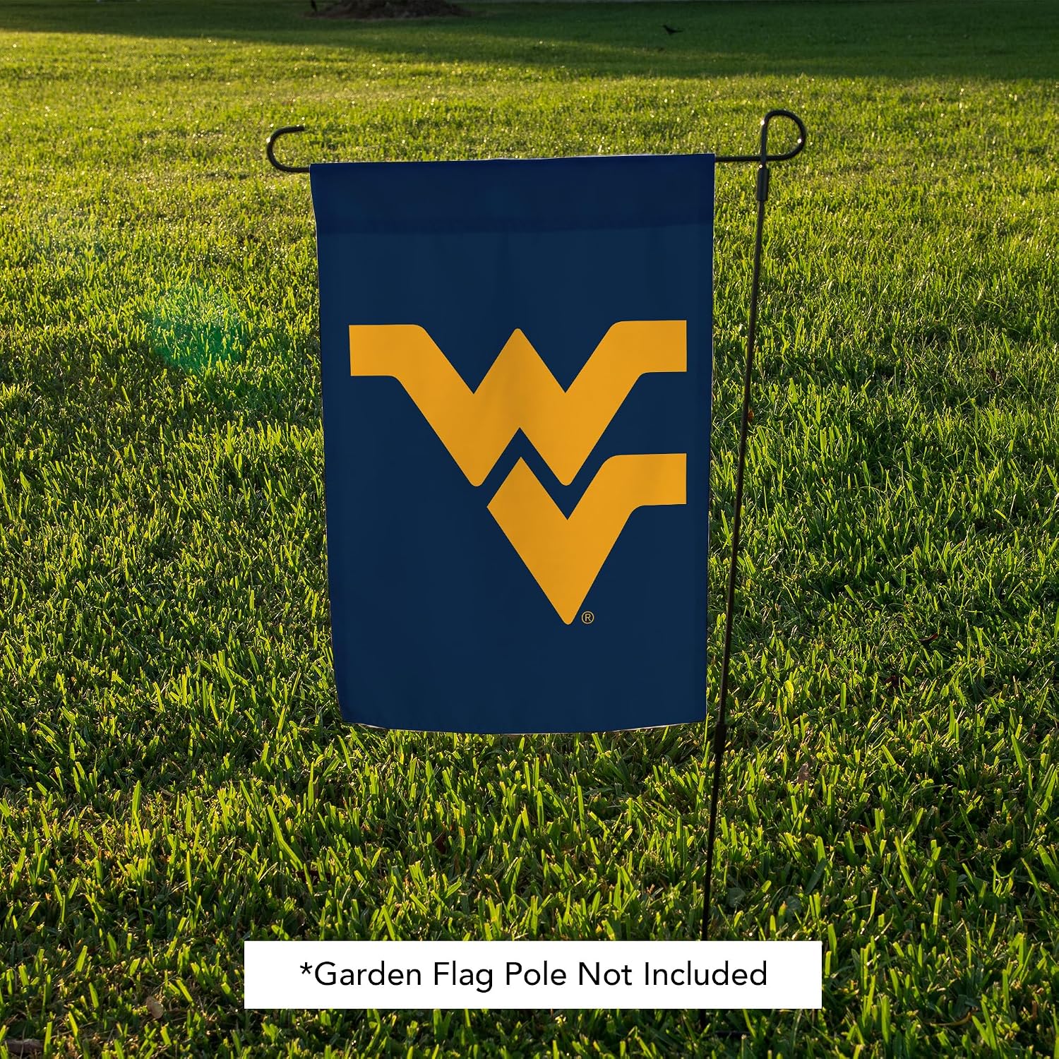 Desert Cactus West Virginia University WVU Garden Flag – 19 x 12 inch West Virginia Mountaineers Banner, For Outdoor Display and Events (Design E)
