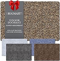 Vista 11 de Tapete de Puerta Interior de Microfibra Premium – 20"x30" Tapete de Entrada Lavable, Antideslizante, Respaldo Impermeable, Súper Absorbente, Tapete