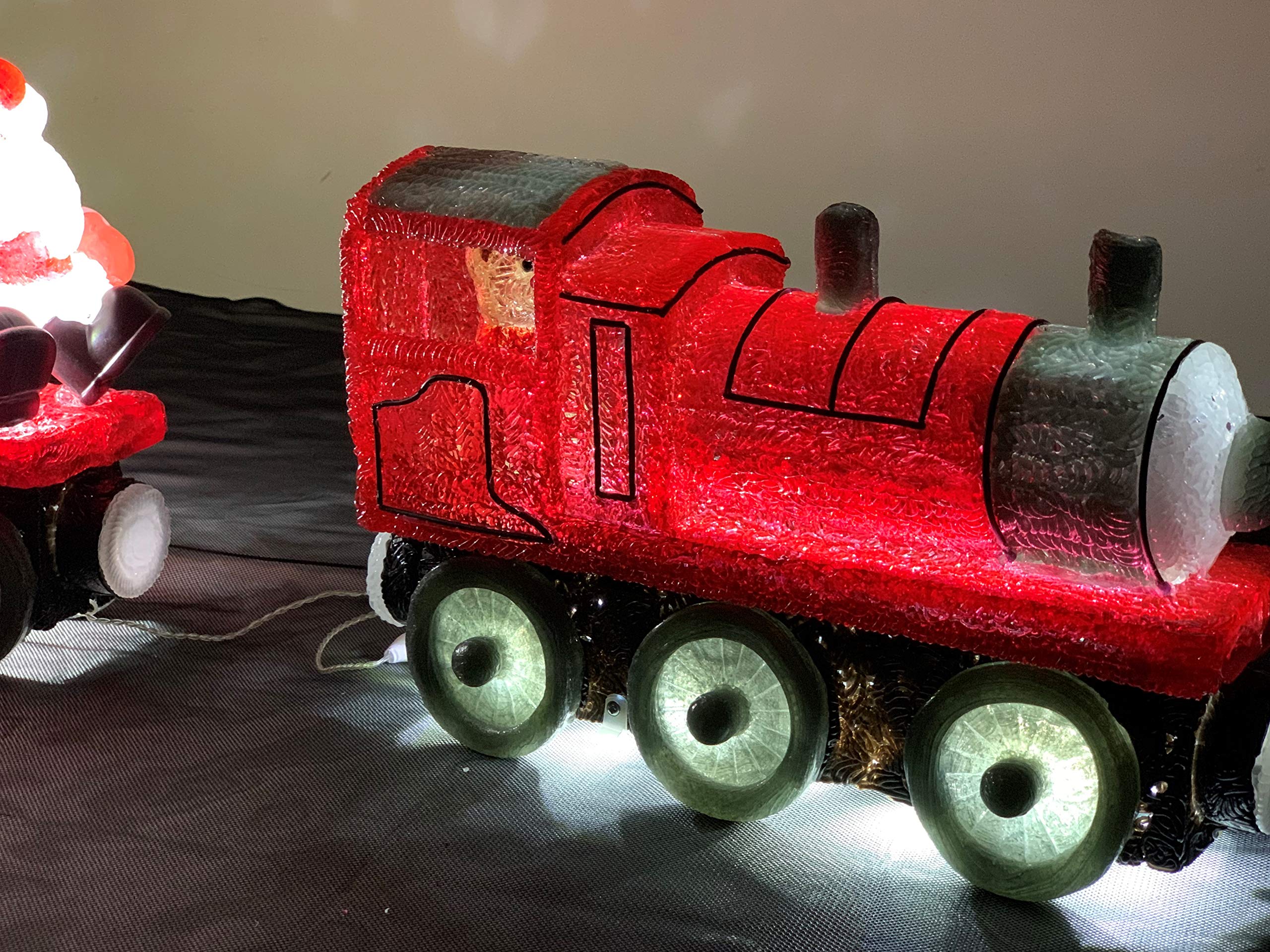 ☆ 美品！3D機関車 イルミネーション ライト ☆ 3D機関車 モチーフライト クリスマス イルミネーション