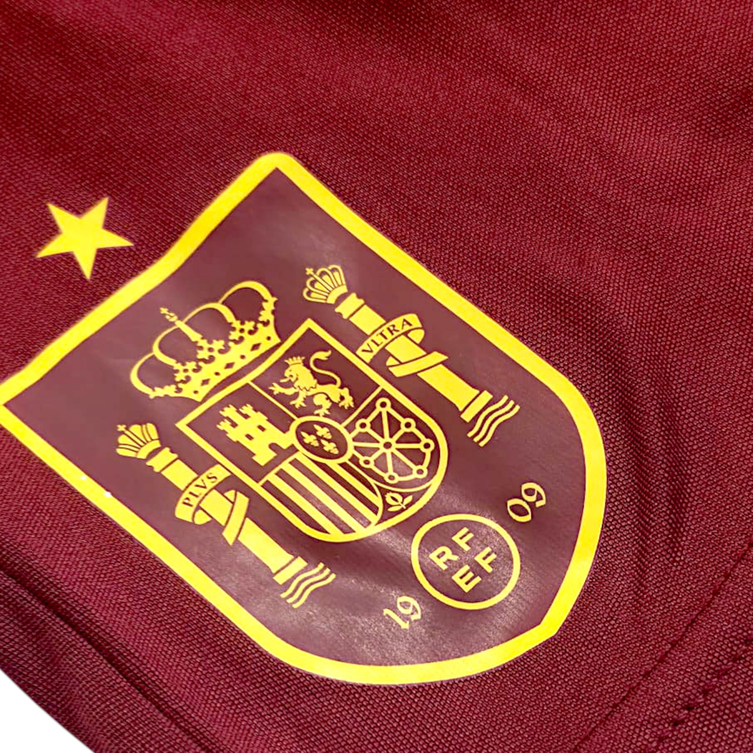 Camiseta España 2026-2028 | Pedri 20 Dorsal y Nombre | Color Blanco con Detalles Granate | Manga Corta | Diseño Futbol Aficionados | Tejido Transpirable Deportivo — view 5