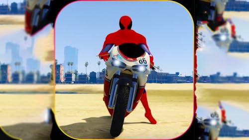 Miniatura 12 de Superhéroe Complicado Bicicleta Carrera Juegos De Niños , Araña Héroe Motor Bicicleta Carreras Juegos 3d, Imposible Mega Rampa Bicicleta Truco Juegos, Superhéroe Bicicleta Juegos Motocicleta Juegos