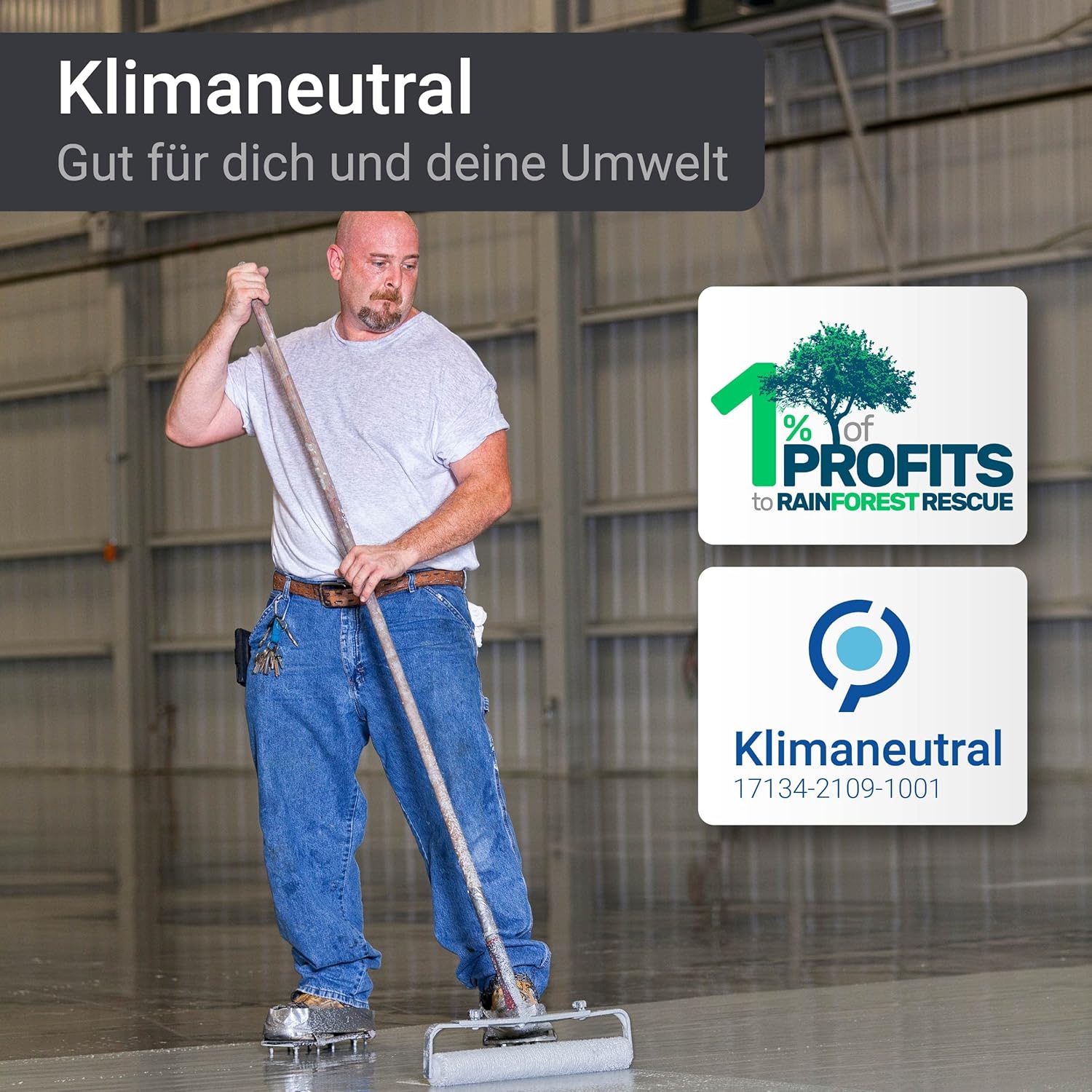 Epoxy Floor Coating for Concrete Garages & Industrial Use by WO-WE