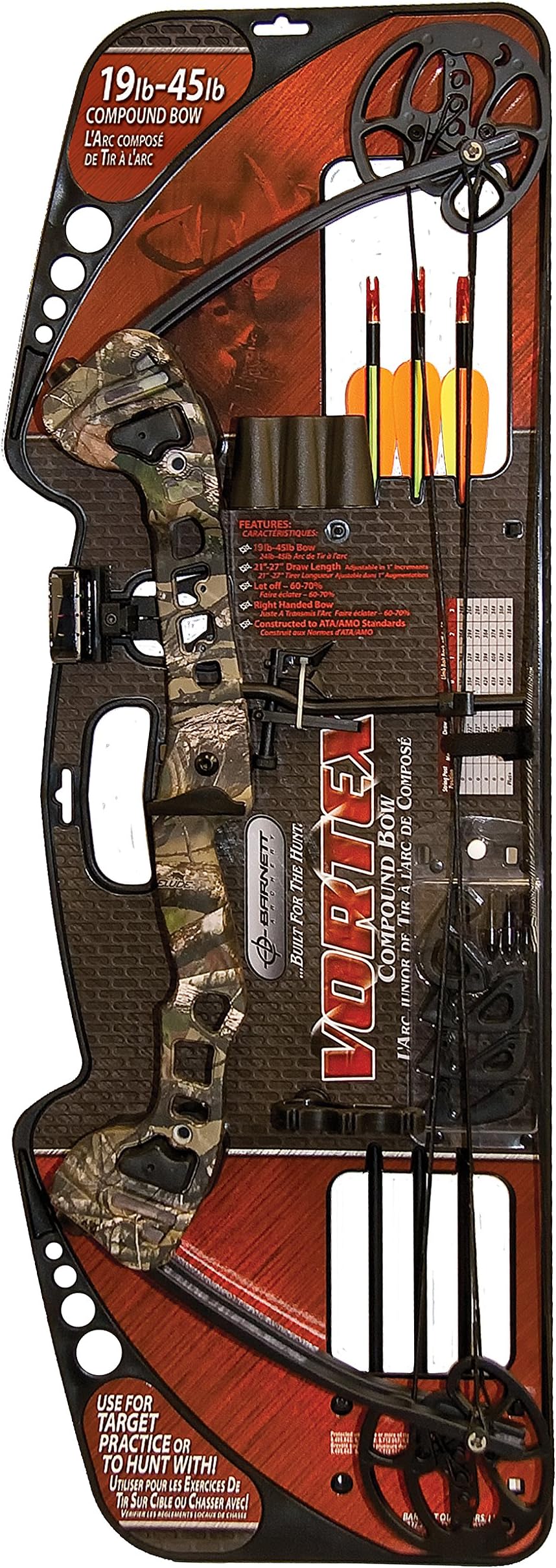 Barnett Vortex 45-Pounds Youth Archery Bow (Camo)