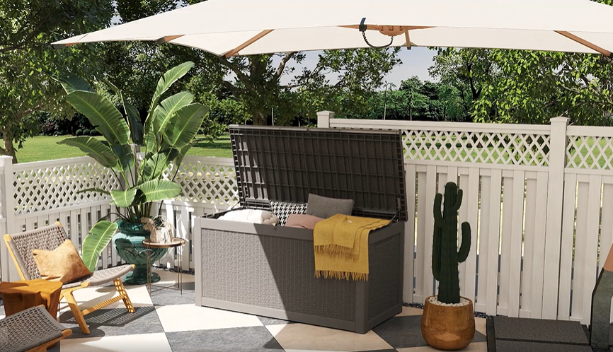 Amazon.com: TARKARI 320 Gallon Lockable Resin Deck Box, Waterproof Amazon.com: TARKARI 320 Gallon Lockable Resin Deck Box, Waterproof
