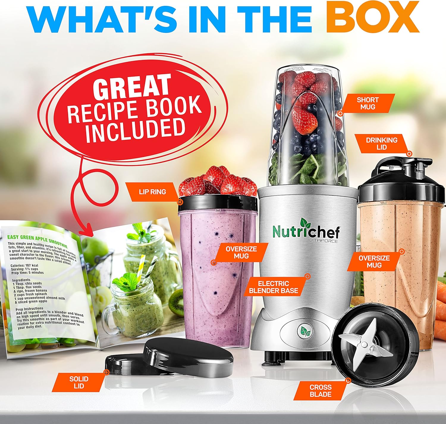 Buy NutriChef Personal Electric Single Serve Blender 1200W