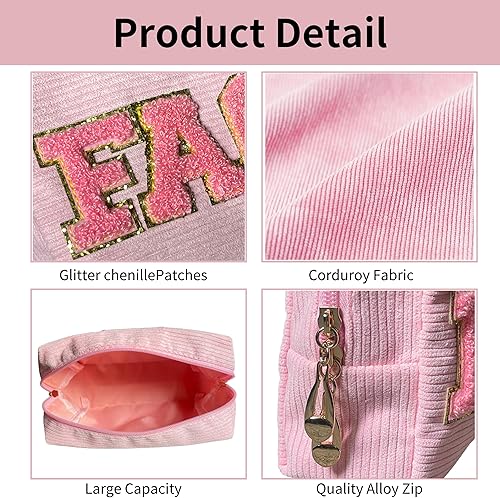 Miniatura 3 de SEAMOON Bolsa de cosméticos, bolsa de maquillaje estética,Pequeña bolsa de maquillaje para viajes,Bolsa de cosméticos de gran capacidad para