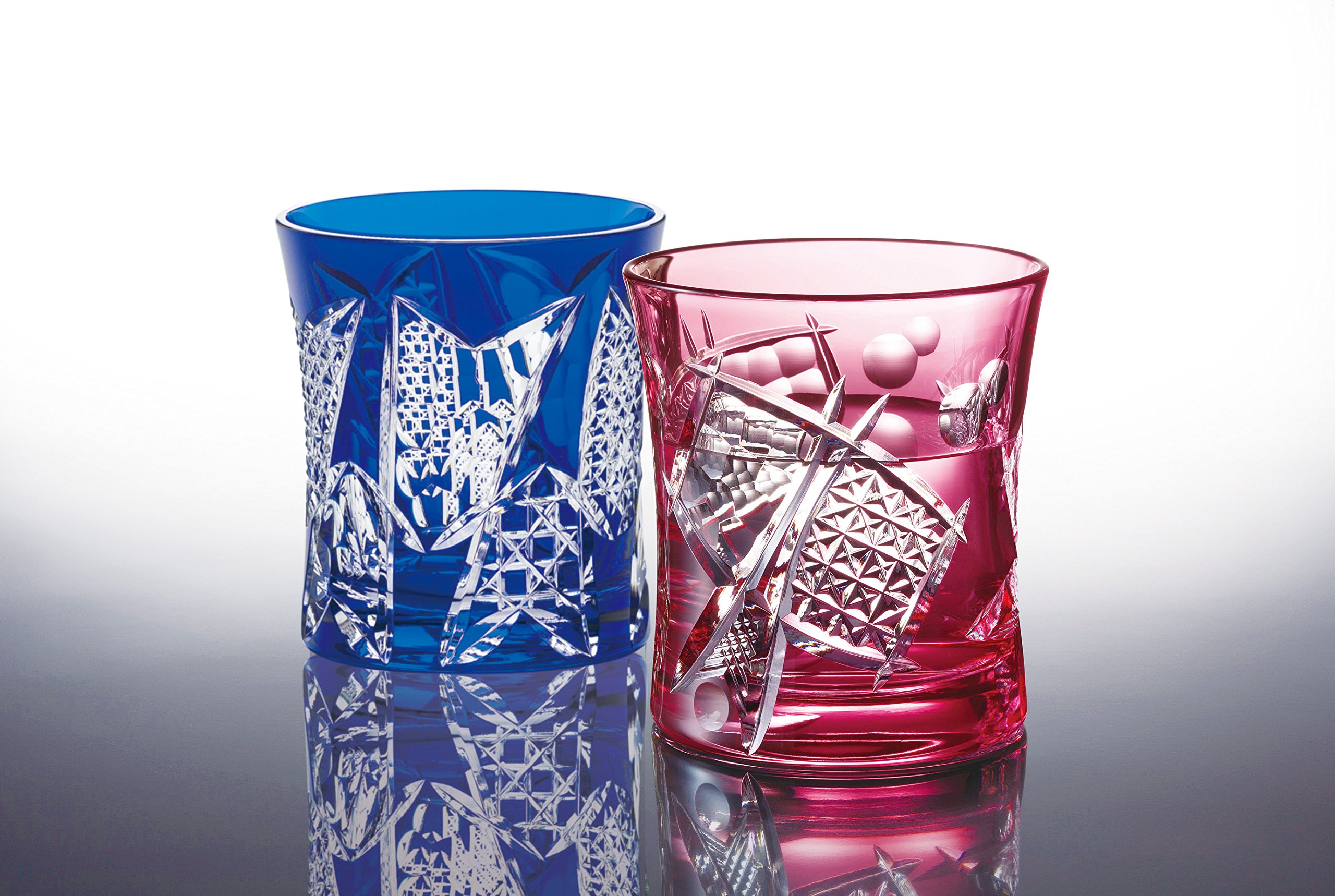 東洋佐々木硝子 × 八千代切子 / ペアタンブラーセット/2点セット Amazon｜東洋佐々木ガラス ペアタンブラーセット 八千代切子 小槌&矢絣