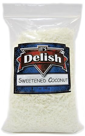 Sweetened Coconut Flakes Fancy Shred by Its Delish, 5 lbs