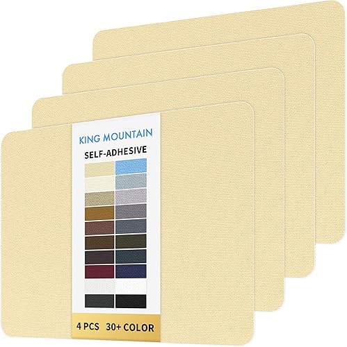 Vista 488 de KING MOUNTAIN Cinta de reparación de lona, parche para equipos para exteriores, 4 x 63 pulgadas, impermeable, autoadhesiva para reparar cubiertas