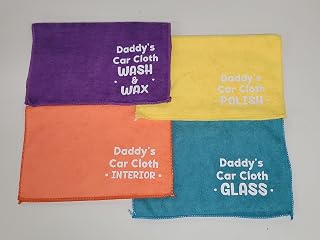 Personalised Car Cleaning Cloths - Microfibre Cloths, Personalised Cloths, Car Cleaning, Car Lover, Car Owner Gift, Named Cloths