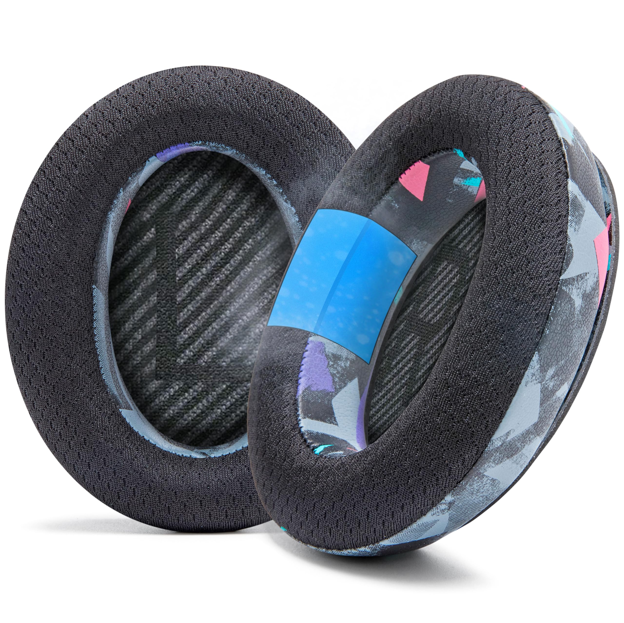 WC Freeze QC35 - Cooling Gel Ear Pads for Bose QC35 & QC35ii (QuietComfort 35) Headphones & More | Breathable Sports Fabric, Cooling Gel, Extra Thick