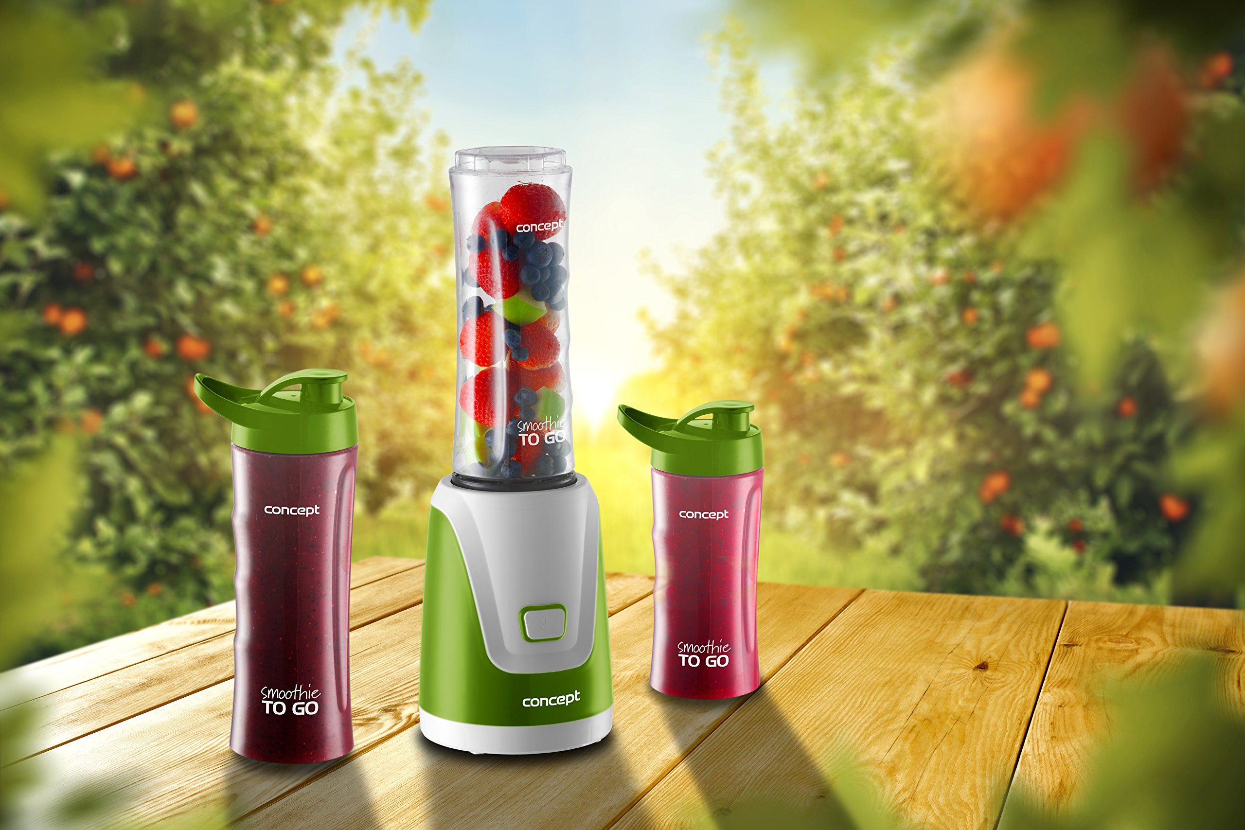 Image secondaire de Smoothie Maker Concept SM3365 - Mixeur Portable Blanc/Vert 0,6 L 300 W