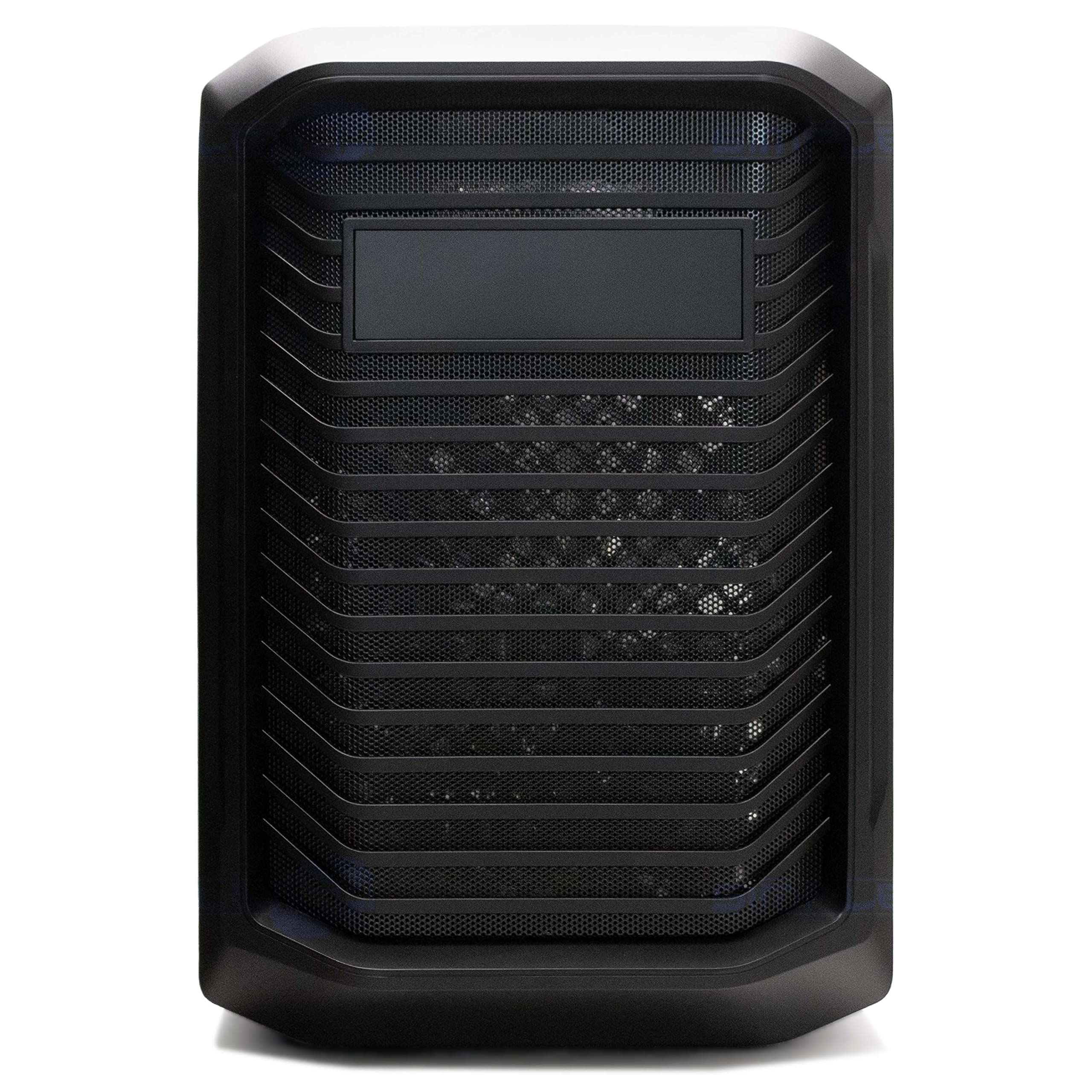 Simpletek – Mini Case Gaming RGB Gaming con Ventilador Frontal y Superior Verde | ATX MICRO-ATX MINI ITX