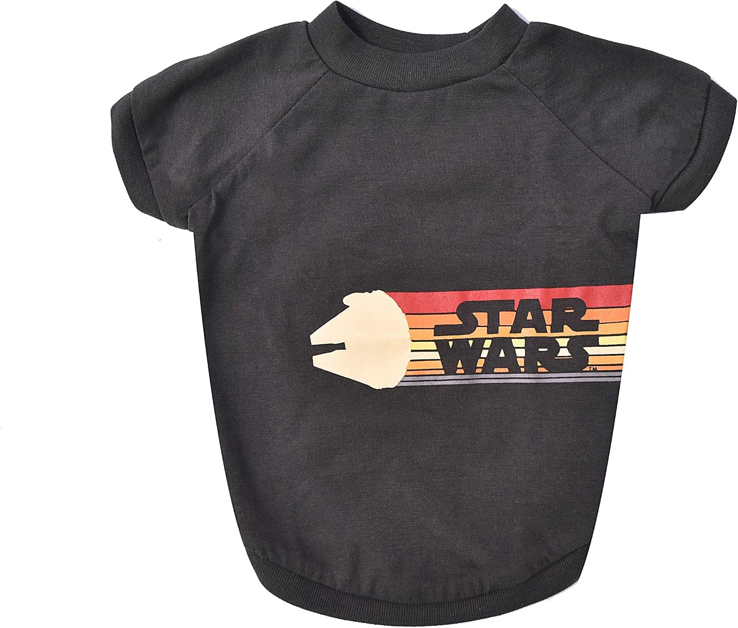 Star Wars for Pets Retro Logo Dog Tee | Star Wars Dog Shirt for Small Dogs | Size X-Small | Soft, Cute, and Comfortable Dog Clothing and Apparel, Cute Dog Clothes