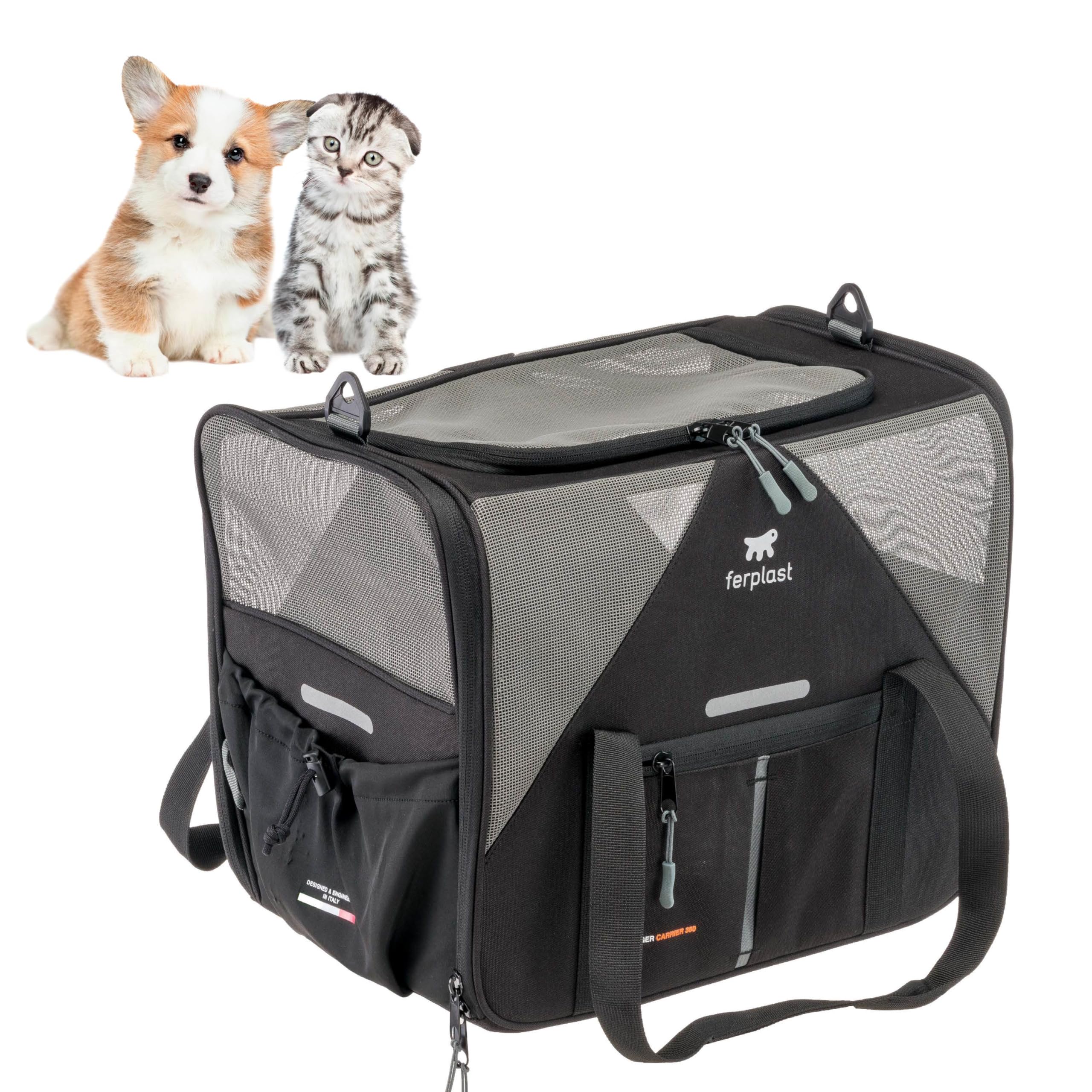 Ferplast Voyager 350 Pet Carrier - Small - Black
