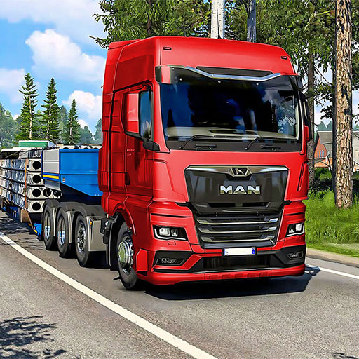 Euro Truck Simulator Driving Games 2024: Ultimate Truck Drive Real Death Road