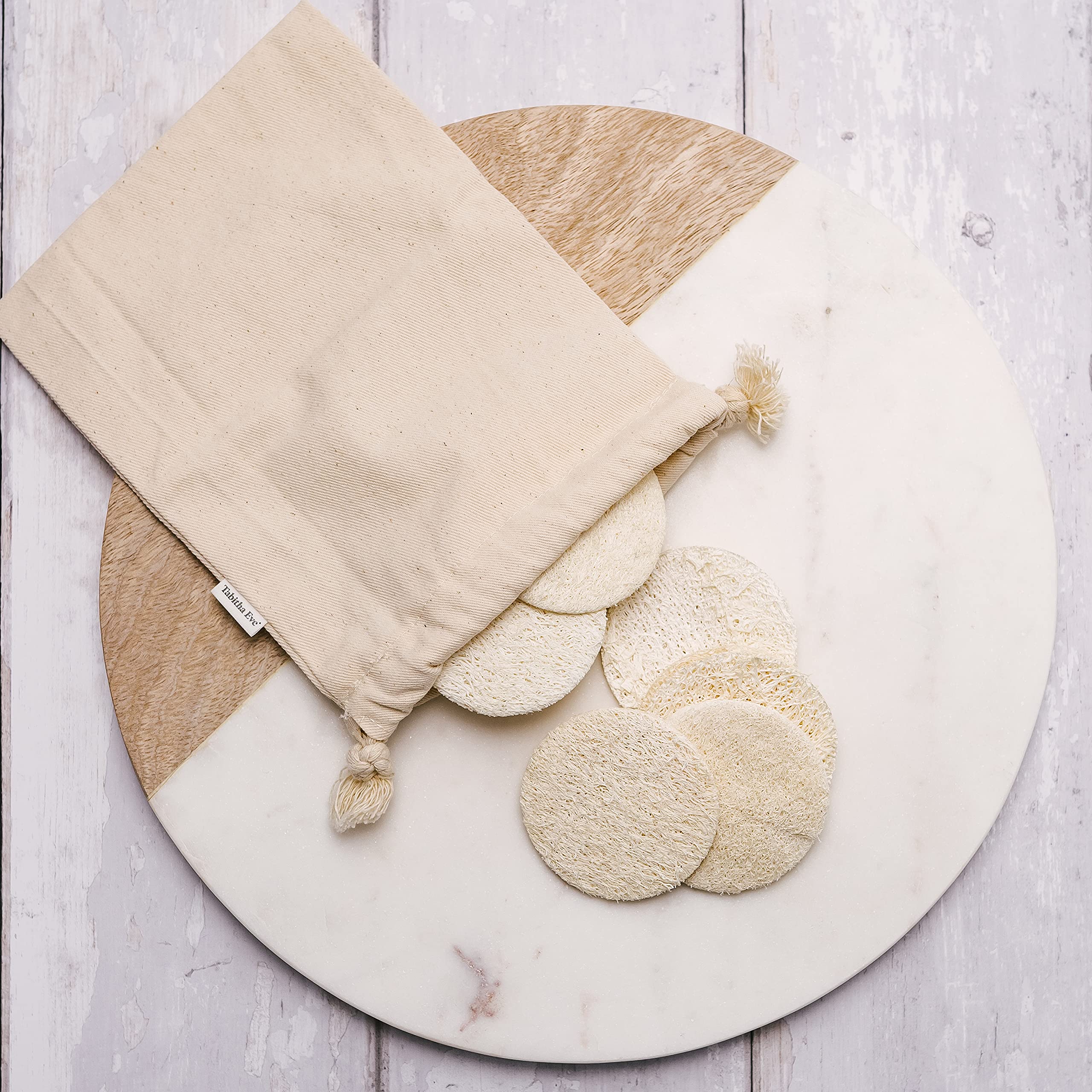 Discos de Loofah Natural (paquete de 5 discos)