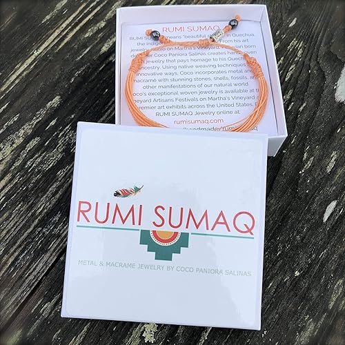 Miniatura 220 de Rumi Sumaq Pulsera de concientización para hombres, mujeres y niños – Pulsera de apoyo tejida ajustable anudada a mano – Pulsera de conciencia sutil