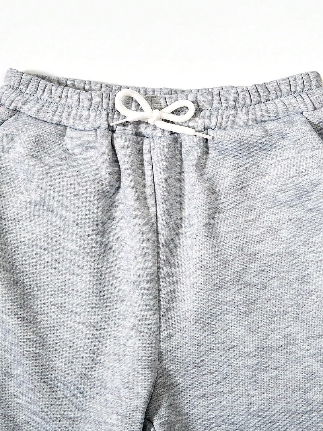 Floerns Girl's Clothes Fall Outfits Drawstring Waist Athletic Joggers Sweatpants with Pocket