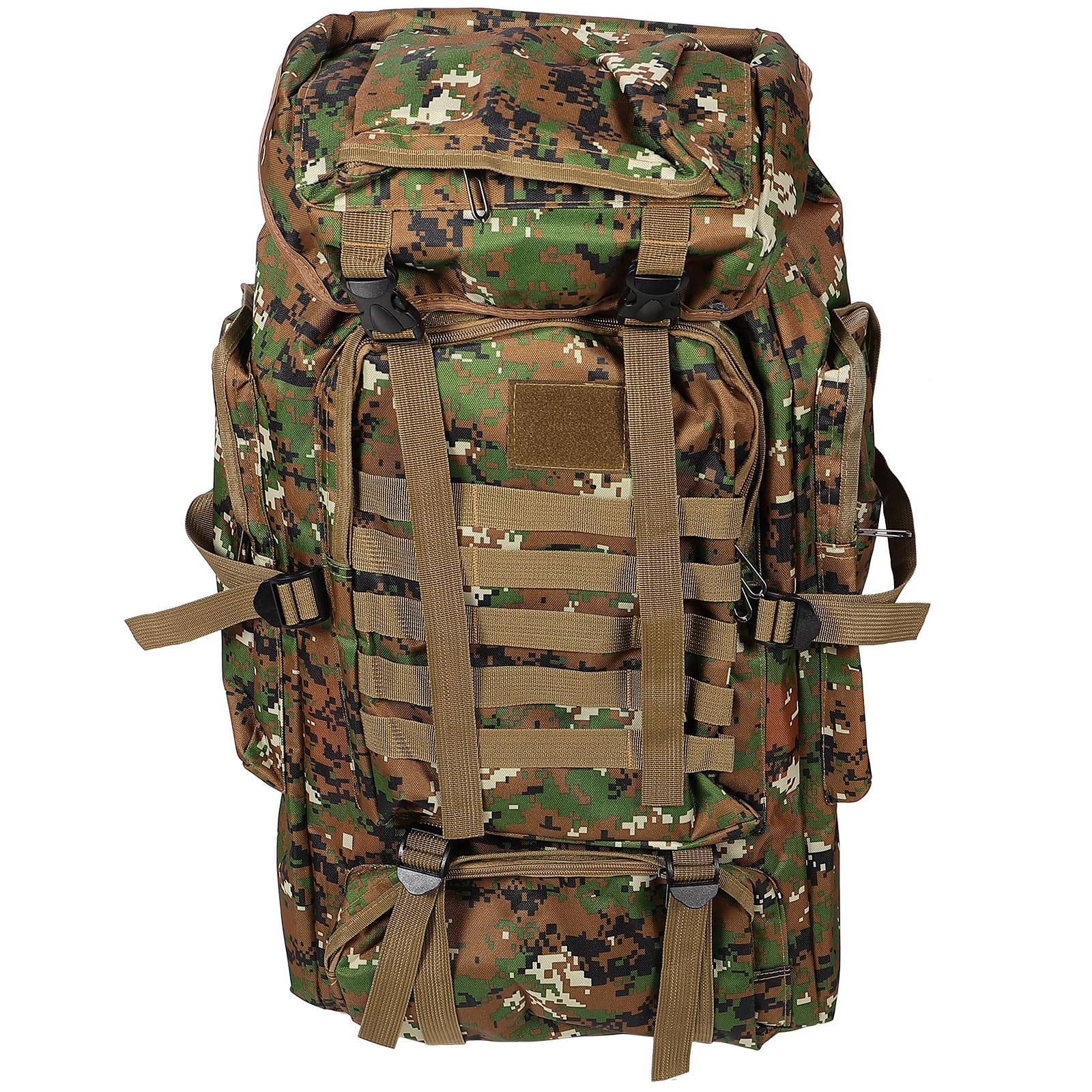 OUNONA 80l Oxford Stoff Outdoor Rucksack für Camping und Wandern Robuster und Organisierter Rucksack für Freizeit und Bergsteigen