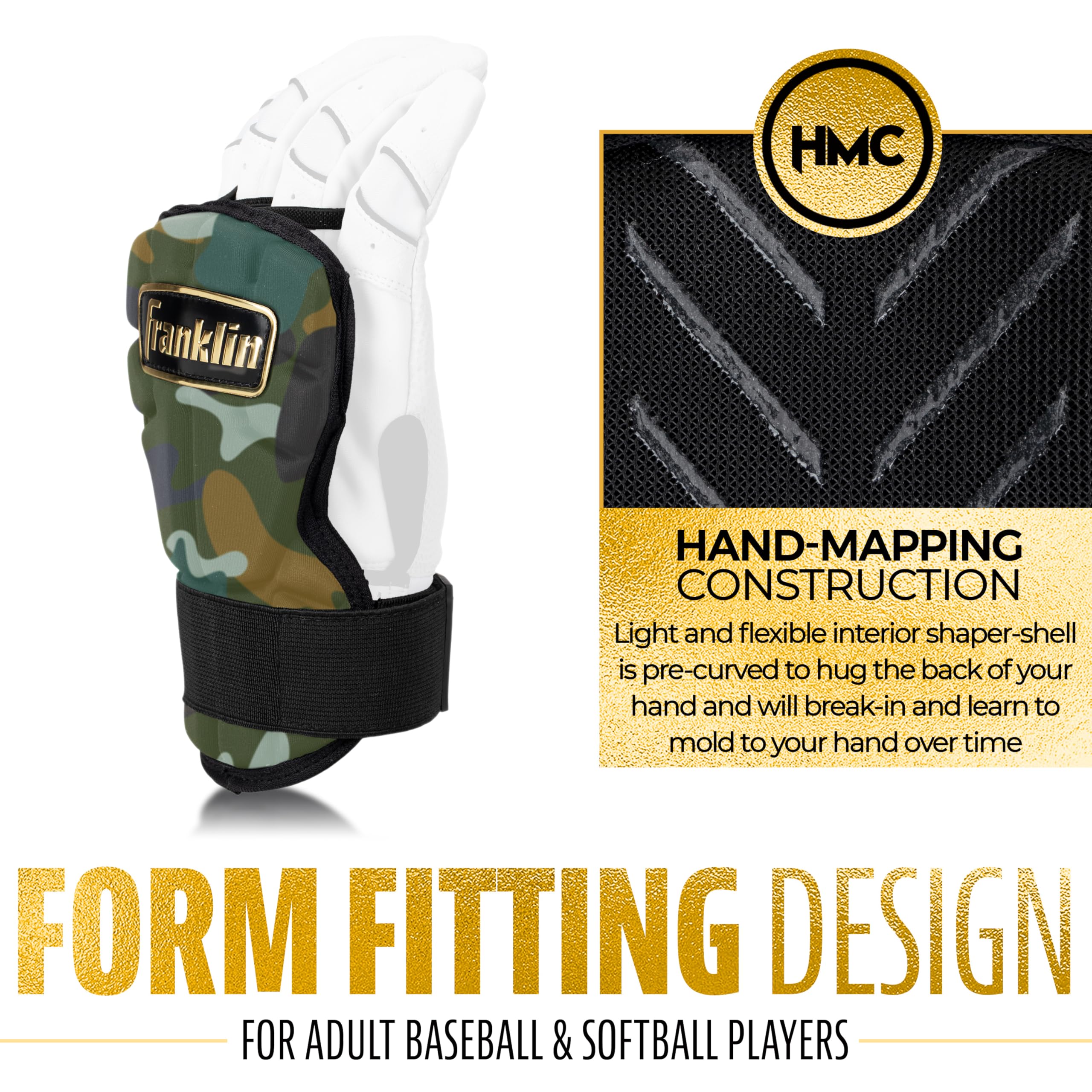 Amazon | 野球 フランクリン 手甲ガード HAND GUARD LG 右打ち左打ち