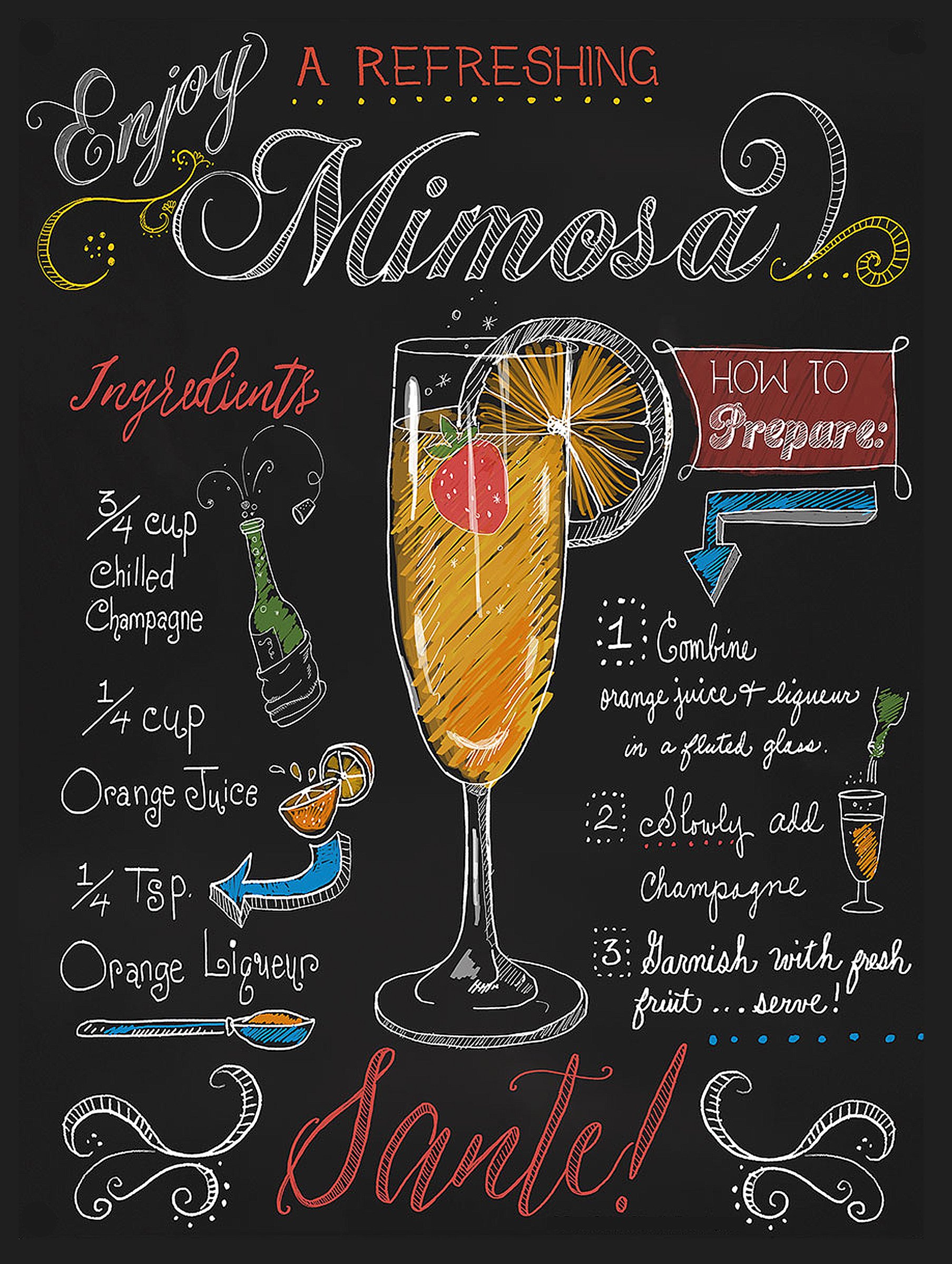 Shawprint Limited Mixed Colours Mimosa Retro Metal Tin Wall Plaque Sign Novelty Gift Home Bar Shed Man Cave Kitchen (150Mm X 200Mm (6" X 8")