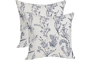 Spring Summer Pillow Cover 18x18 Pack of 2