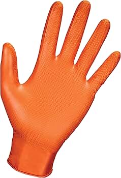 rero Super Nitrile Gloves M 3000枚 GLOVEWORKS HD 8-Mil Green Nitrile Disposable Gloves, Latex