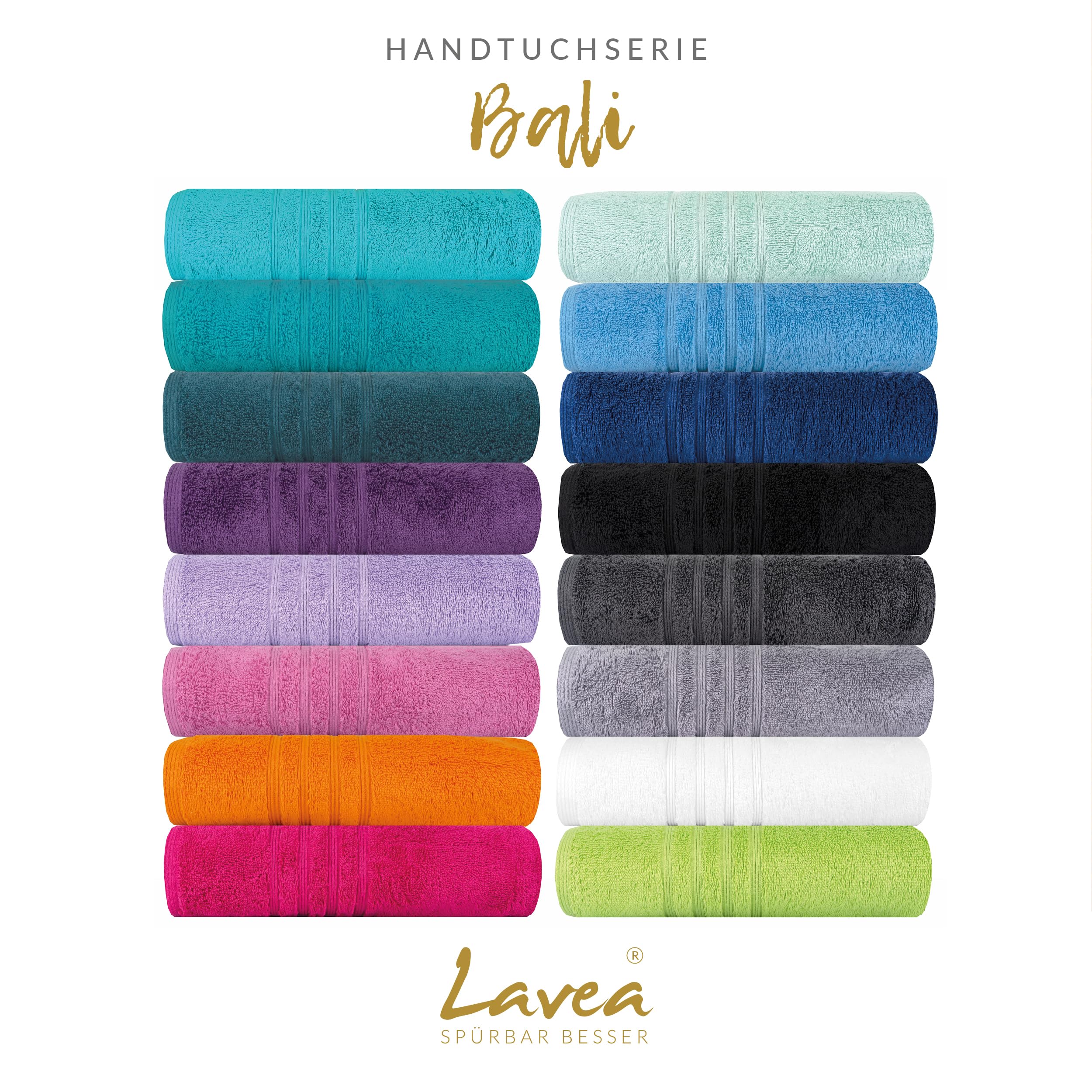 Lavea® 1 Tappetino da Bagno 50x80 cm – Antiscivolo e Lavabile in 100% Cotone Bio – Assorbente e Resistente – Ideale per Bagno e Doccia – Arancione