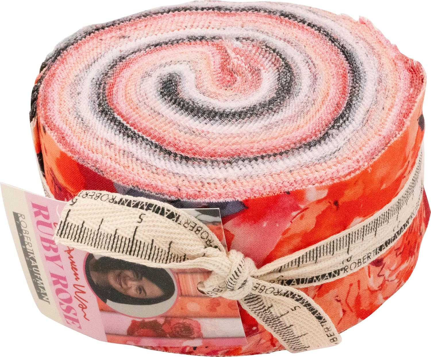 Lauren Wan Ruby Rose Roll Up 40 2.5-inch Strips Jelly Roll Robert Kaufman Fabrics RU-1371-40
