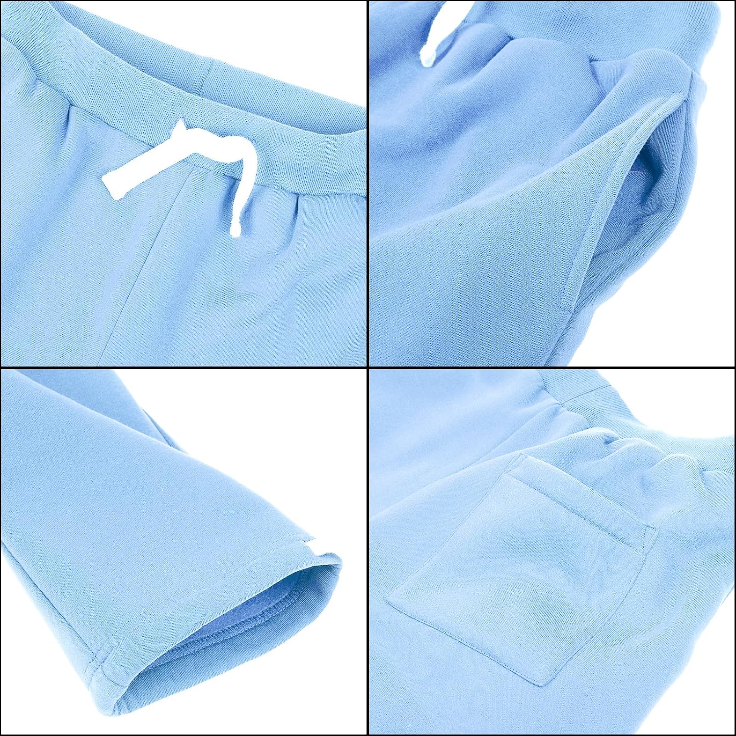 Men's Tracksuit 2 Piece Hoodie Sweat Athletic Sweatsuit Fleece Casual Running Jogging Sport Suit Sets - Image 4