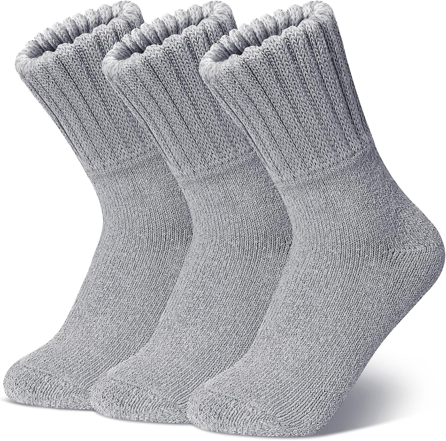 SUNOVELTIES Womens Merino Wool Socks 3 Pairs Winter Ski Warm Boot Socks Men Thermal Thick Cozy Hiking