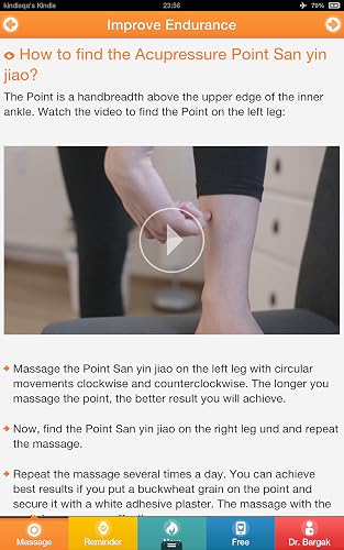 Footballers Health: Improve Concentration, Reaction, Endurance, Pulse, Vision, Coordination, Relieve Muscle Cramp, Back And Knee Pain With Chinese Massage Points - Free Acupressure Trainer #TOP1