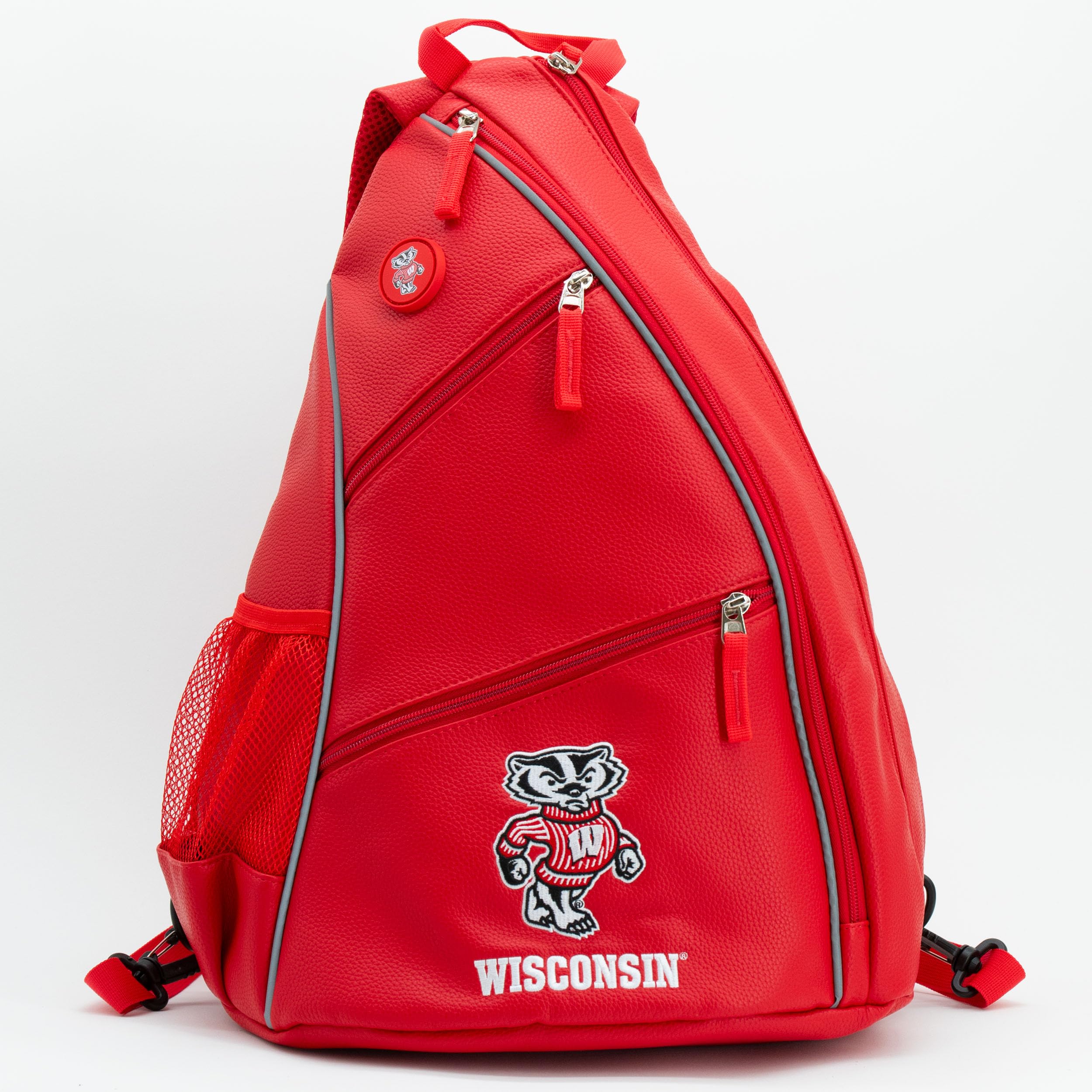 Team Golf Mochila de piel sintética, varios colores del equipo, grande