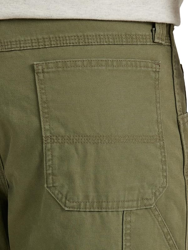 Wrangler Authentics Men's Loose Fit Carpenter Short, Burnt Olive, 40 by Wrangler Authentics - Used condition - Image 4