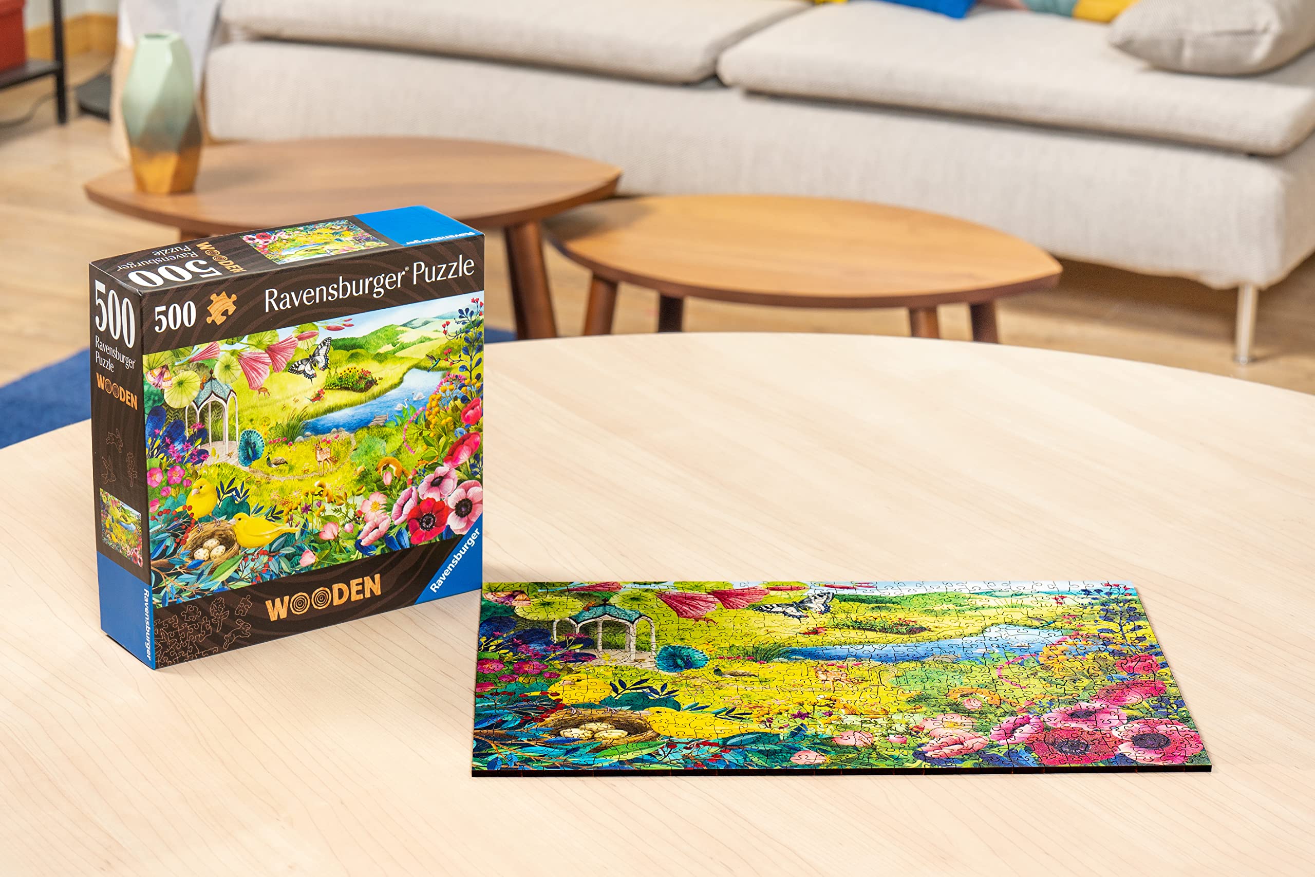Ravensburger - Puzzle 500 Piezas Garden | Puzzle 500 Piezas Adultos | Rompecabezas Adultos Y Niños De 14 Años O Más | Regalos para Niños 14 Años O Más | Mide 52x52cm