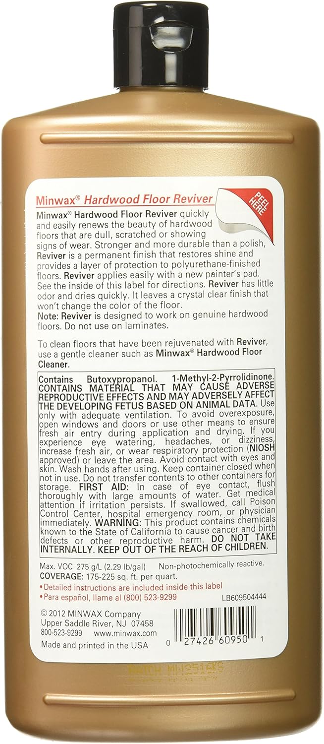 Minwax Hardwood Floor Reviver, High Gloss, 32 oz.