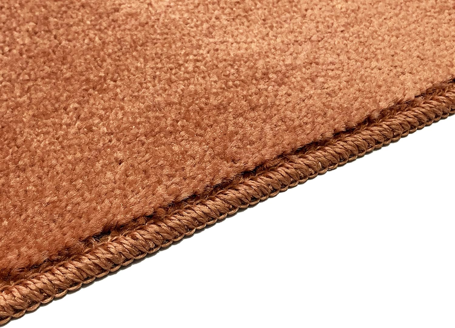 Comfy Collection Stair Tread Treads Indoor Skid Slip Resistant Carpet Stair Tread Treads Machine Washable 8 ½ inch x 30 inch (Set of 2, Burnt Orange) - - 