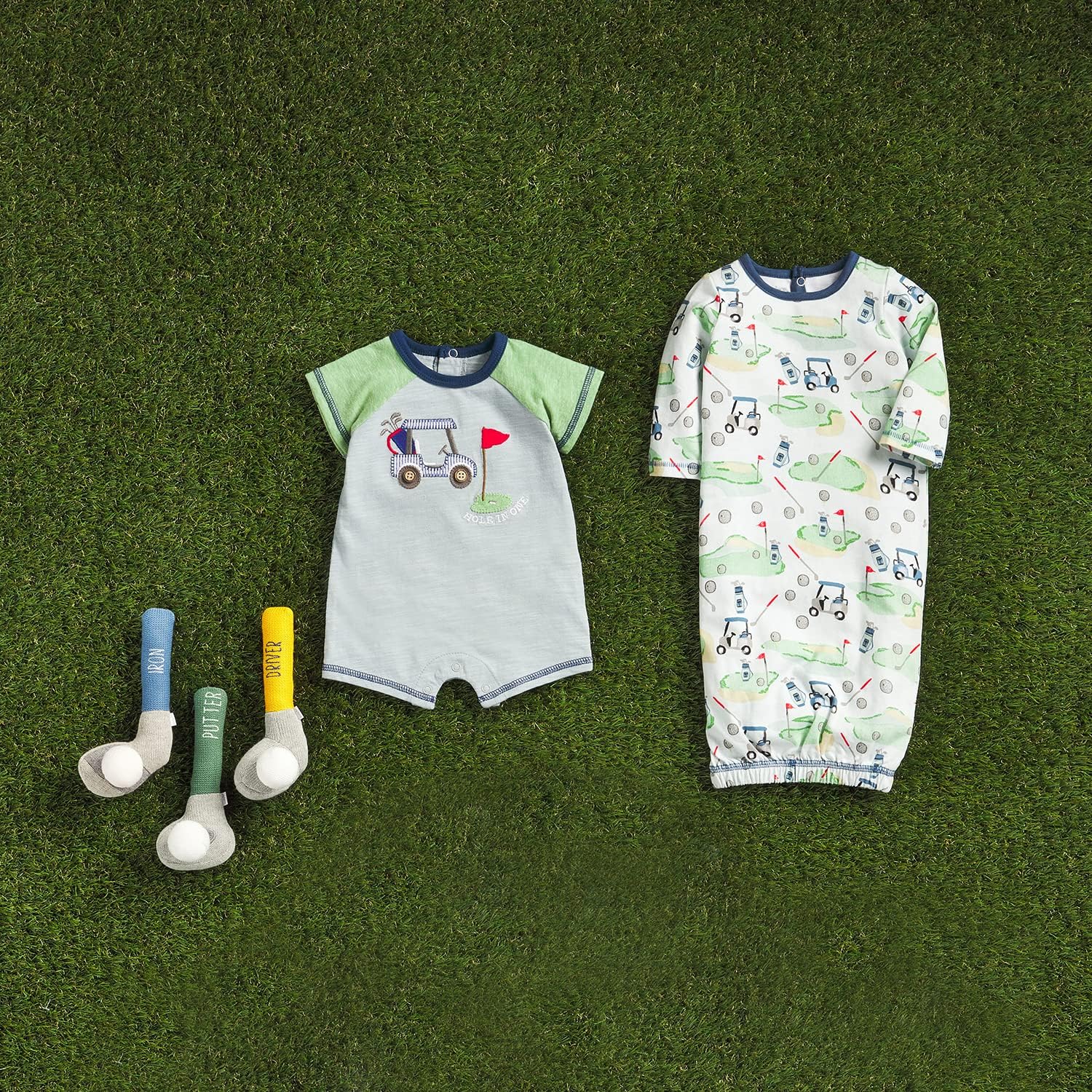 Mud Pie baby-boys Mud Pie Golf Shortall - Image 3