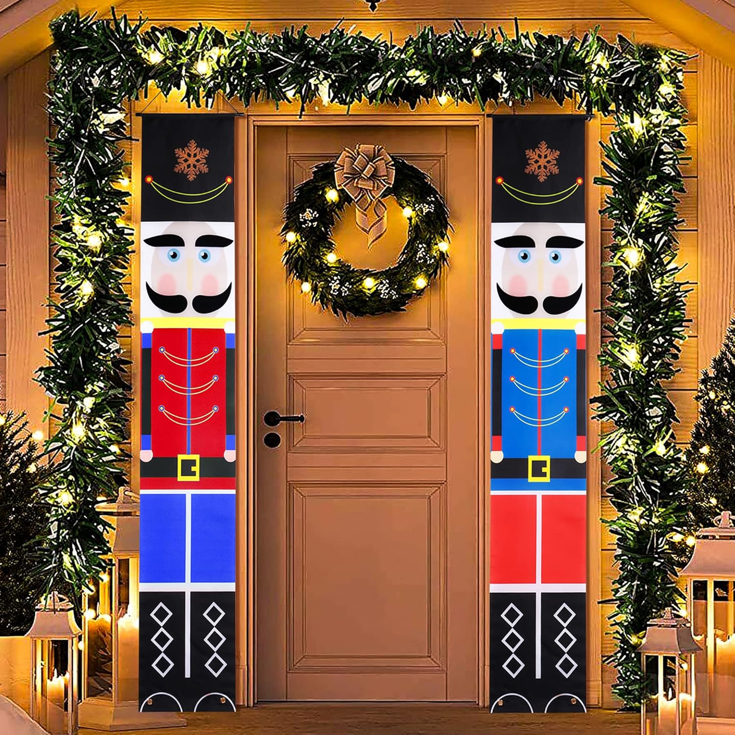 Kaket Nutcracker Banners, 30 x 180 CM Nnutcracker Christmas Ddecoration