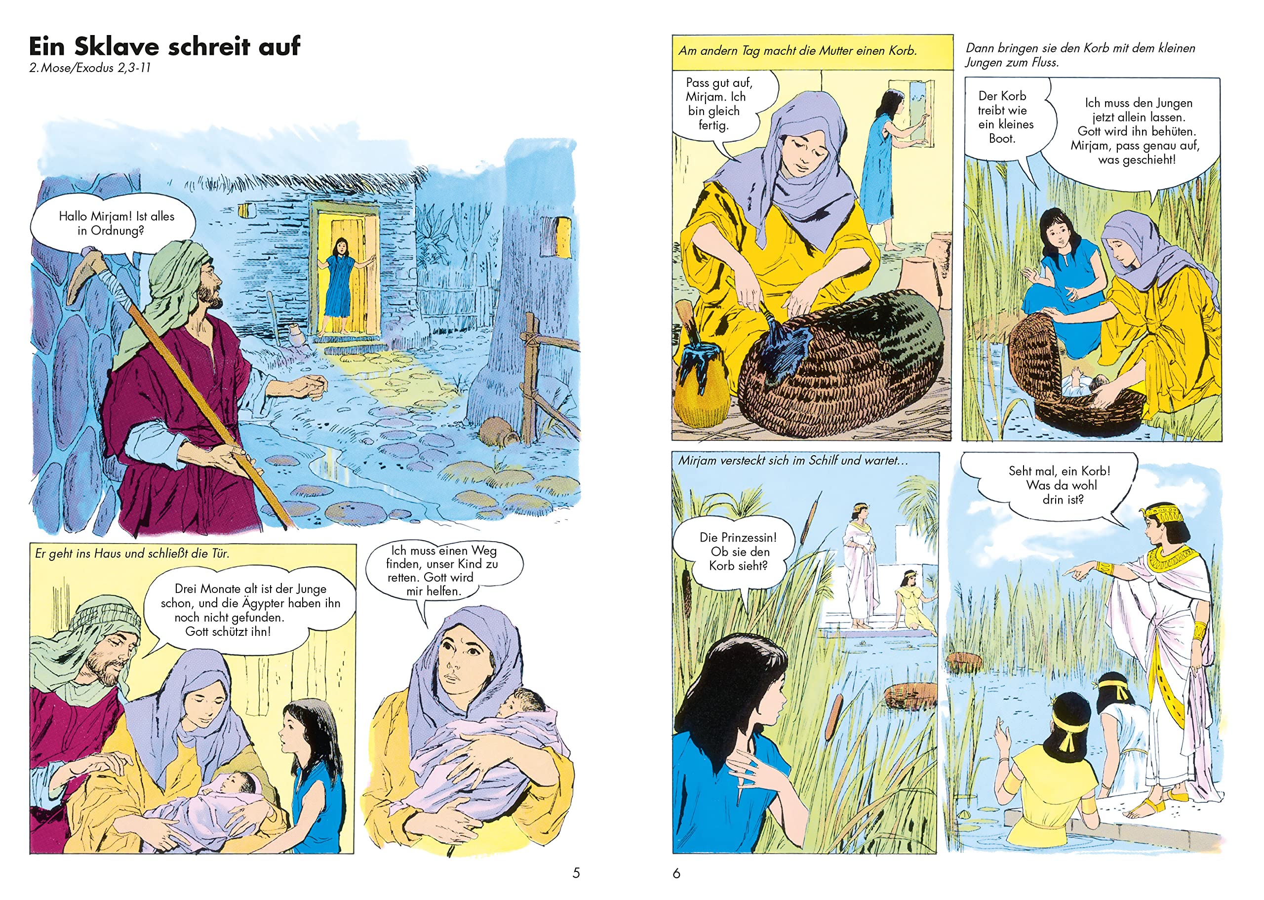 Comic-Reihe »Die Bibel im Bild«. Heft 1-15. Die gesamte Reihe. Kinderbibel ab 8 Jahren als Comic. Alle Bibel-Hefte mit Geschichten aus dem Alten und ... Biblische Geschichten im Abenteuercomic-Stil)